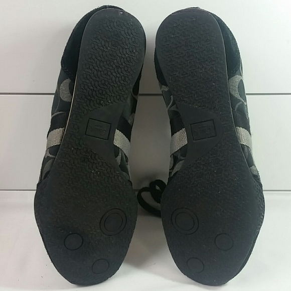 Coach black signature "Kinsley" shoes  SZ 8.5 M - Picture 5 of 6
